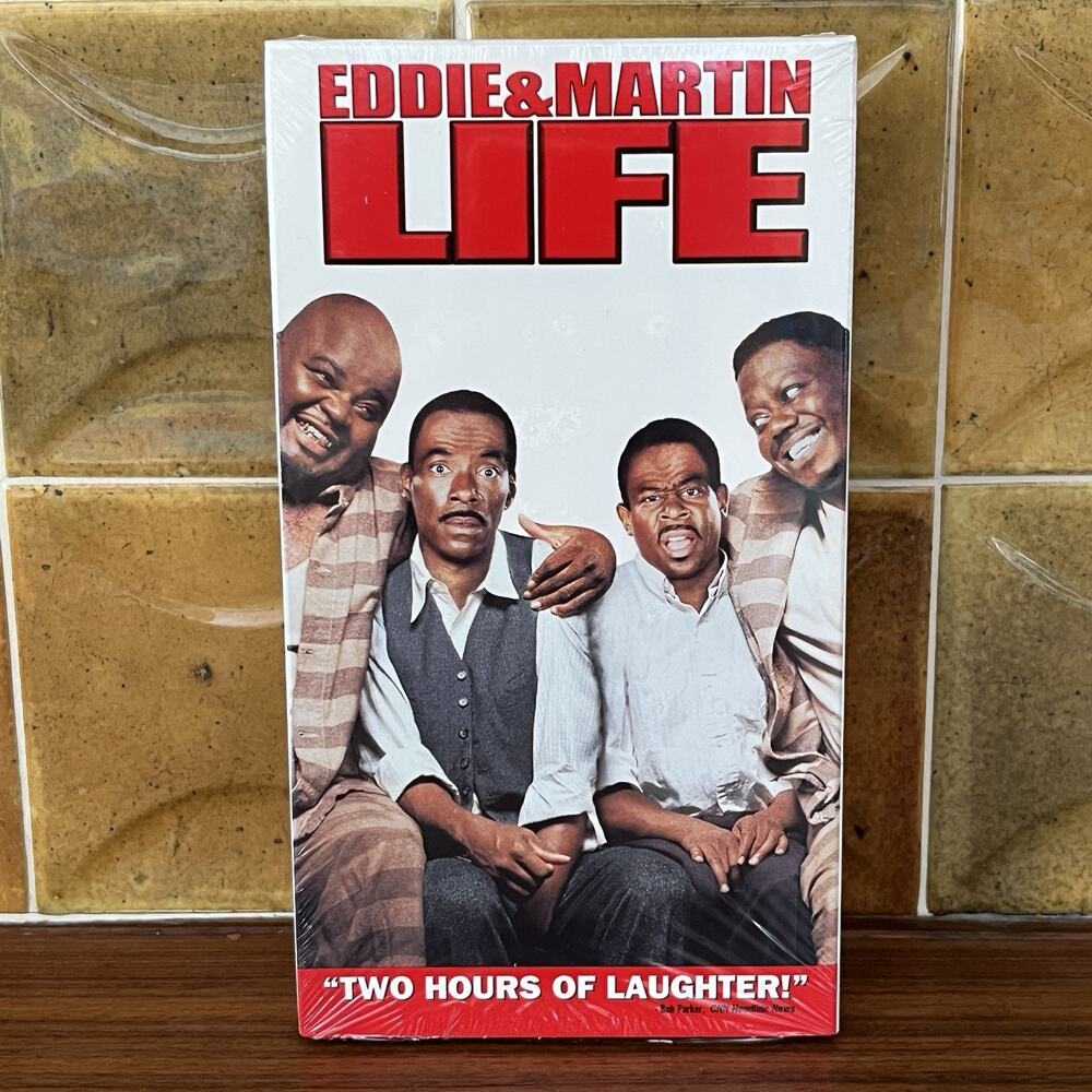 Life VHS 1999 Eddie Murphy Martin Lawrence Universal Sealed